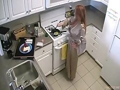 Horny wife receives cumshot from lover in Aunt-In-Law's home